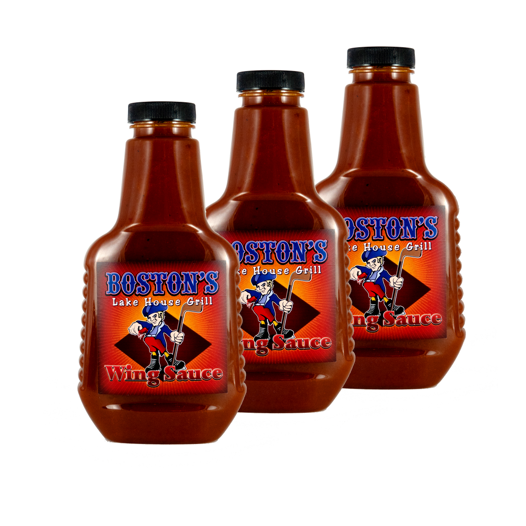 Boston's Wing Sauce 22 oz. 3 pack wing sauce
